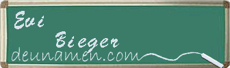 Evi Bieger Visitenkarte